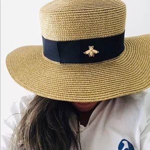 Bee Straw Hat